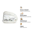 zapatillas respetuosas veganas estilo casual rocker multicolor paterna rayo 04 | Blanco Multicolor Microfibra