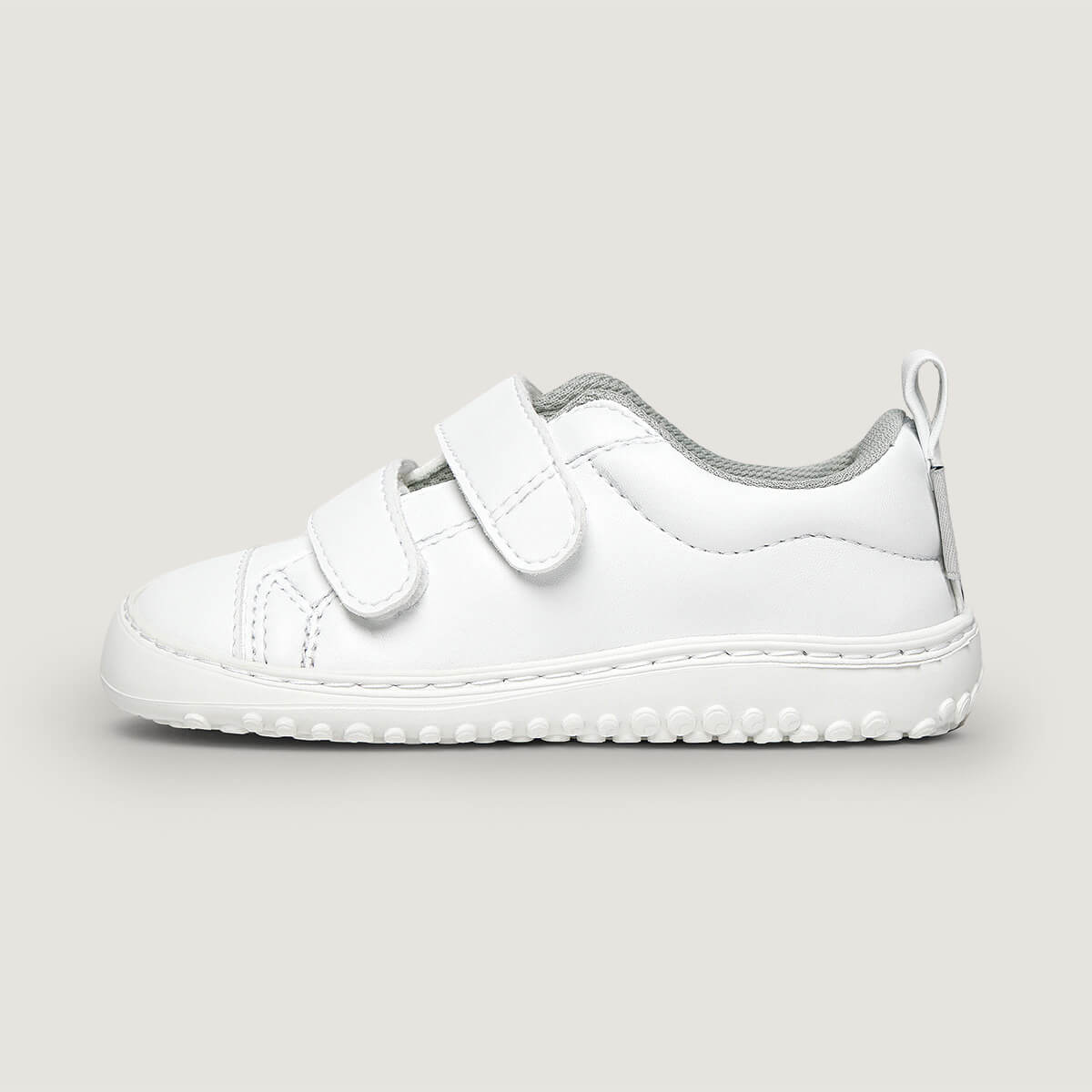 zapatillas uniforme barefoot infantil verano vegano blancas moraira rocker escolar aw26 01