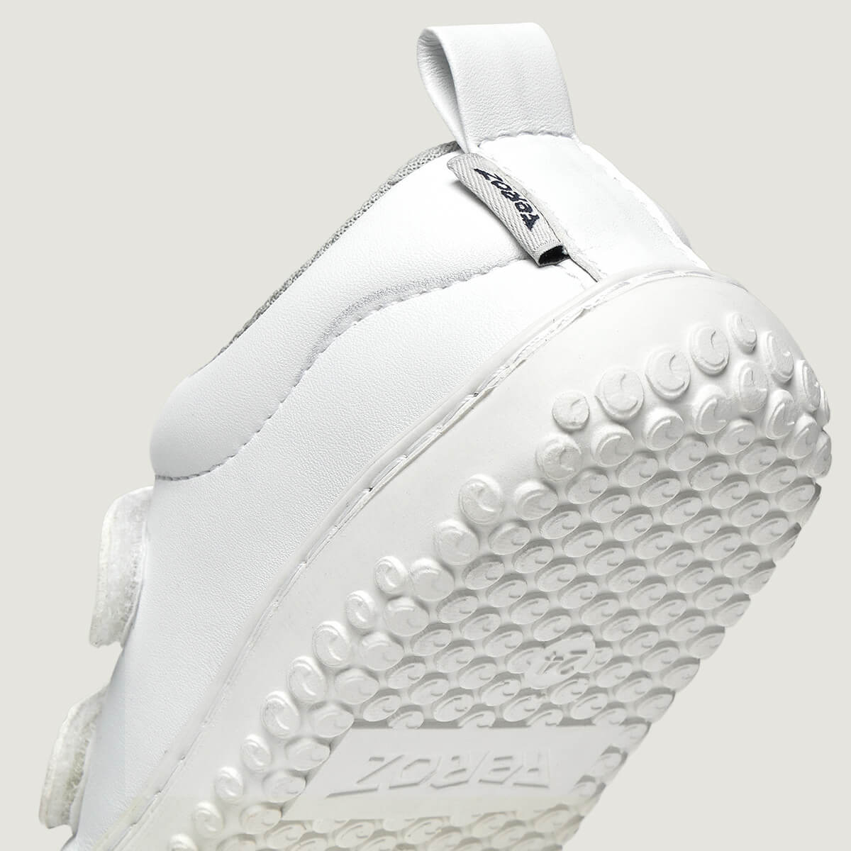 zapatillas uniforme barefoot infantil verano vegano blancas moraira rocker escolar aw26 03