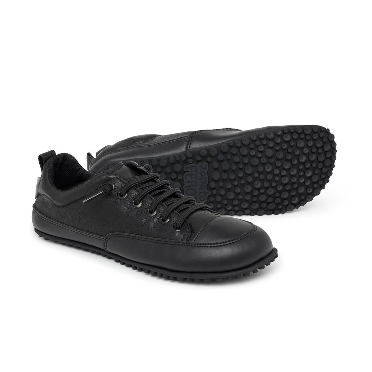 zapatillas veganas microfibra mujer otono invierno color negro jerica adulto aw24 02