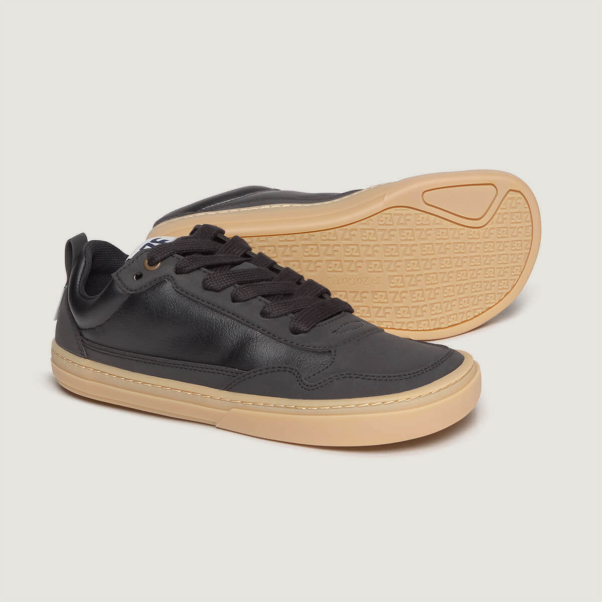 zapatillas veganas respetuosas forma pie adolescentes color negro faura freekers aw25 02  | negro Micro Nobuck