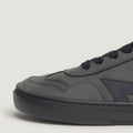 detalle zapato respetuoso barefoot faura freekers adulto  | Negro Microfibra Nobuck