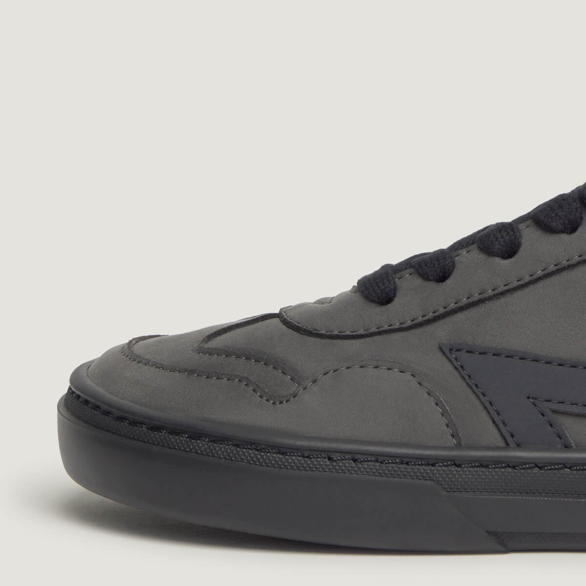 detalle zapato respetuoso barefoot faura freekers adulto  | Negro Microfibra Nobuck