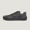lateral zapato respetuoso barefoot faura freekers adulto | Negro Microfibra Nobuck