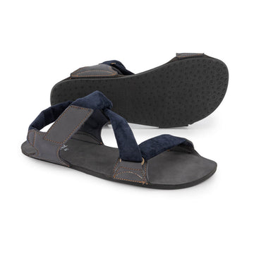 calzado abierto primavera verano tejido microfibra vegano resistente lavable hombre mujer color azul oliva sss24 02 | Azul Microfibra Suede