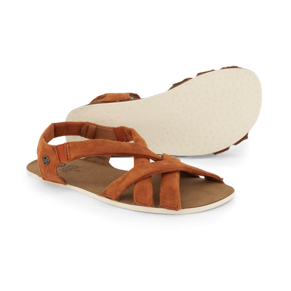 sandalias veganas sinteticas planta plantilla absorbente transpirable no resbala adulto color rojo caldera meliana ss24 02 | Caldera Microfibra Serraje