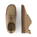 zapatos minimalistas microfibra nobuck veganos sin forro pala larga adulto unisex color gris piedra primavera verano sagunto ss24 03