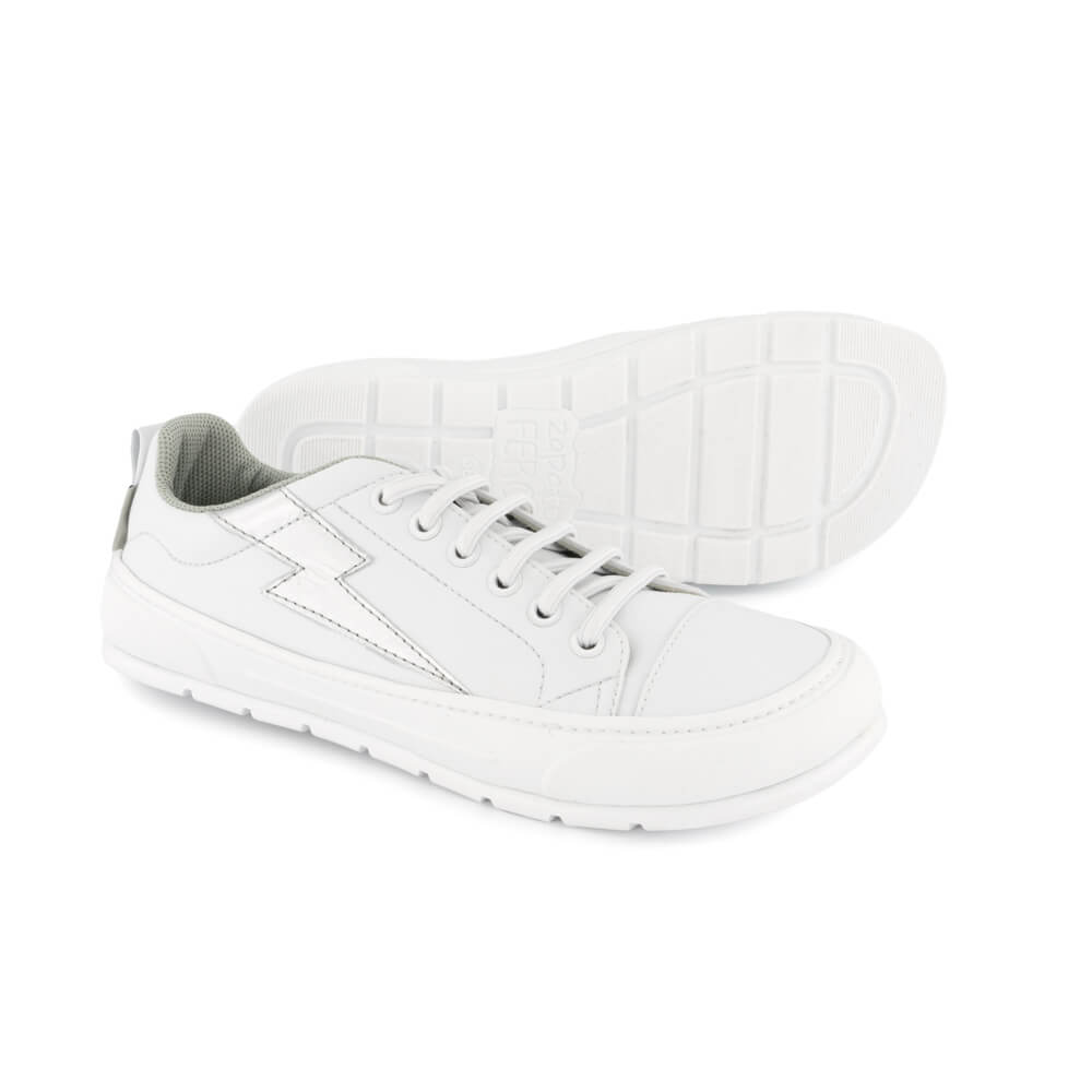 zapatos zapatillas casual respetuosas salud forma pie adulto hombre mujer color blanco roto paterna rayo ss24 02